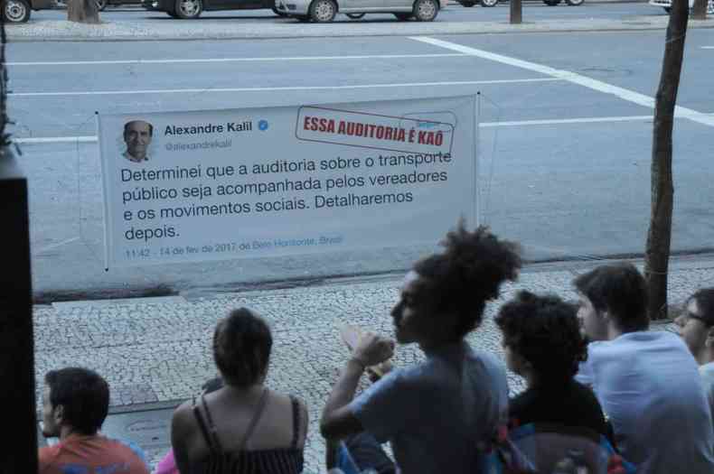 Coletivo condenou promessas de campanha de Alexandre Kalil(foto: Tlio Santos/EM/D.A Press)