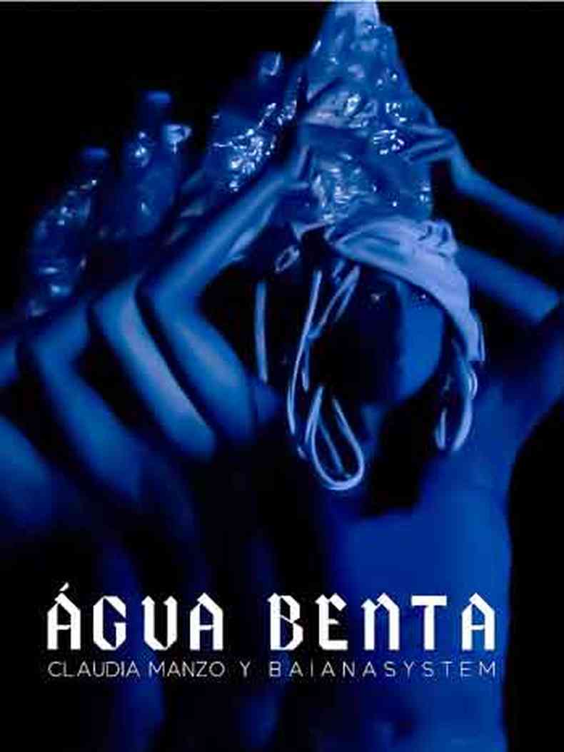 Imagem de entidade espiritual feminina na capa do single gua benta