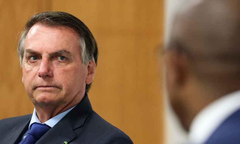 No evento, Bolsonaro disse que é satisfatório comandar governo 'onde toda semana temos boas notícias'(foto: Marcos Corrêa/PR ) No evento, Bolsonaro disse que é satisfatório comandar governo 'onde toda semana temos boas notícias'(foto: Marcos Corrêa/PR )