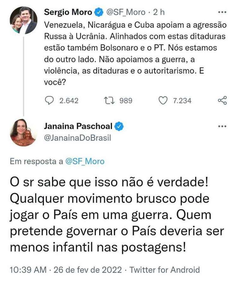 tweet-janaina-paschoal-rebate-sergio-moro