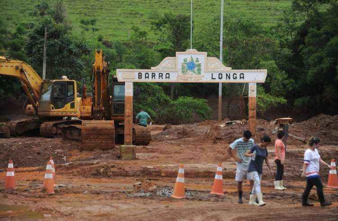 A comunidade de Barra Longa ser um dos beneficiados com a verba(foto: Leandro Couri/EM/D.A Press)