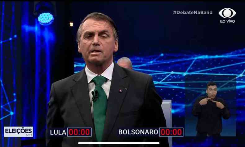 Jair Bolsonaro no debate da Tv Band