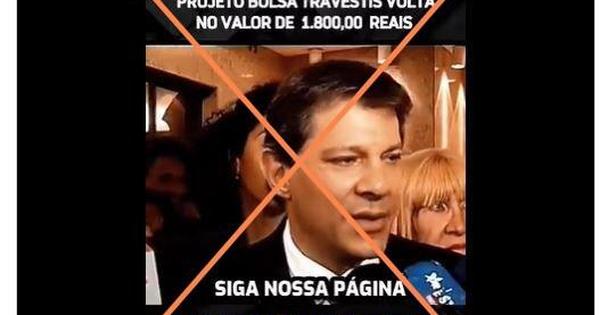 Vídeo com fala de Haddad sobre auxílio a travestis não é de 2023 - Estado de Minas