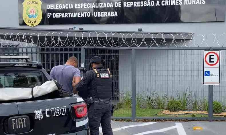 Suspeito foi preso em Uberaba, no Tringulo Mineiro