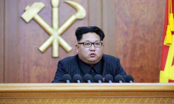 Kim Jong-un teria ordenado o teste pessoalmente(foto: KNS/KCNA/AFP)