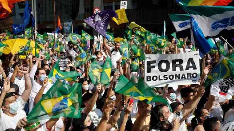 Com oposio dividida, atos contra Bolsonaro reuniram poucas milhares de pessoas no 12 de setembro