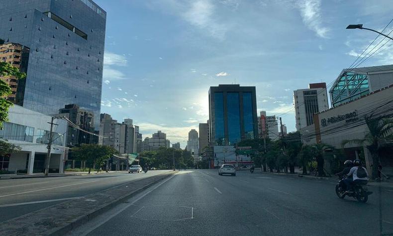 céu de BH neste domingo