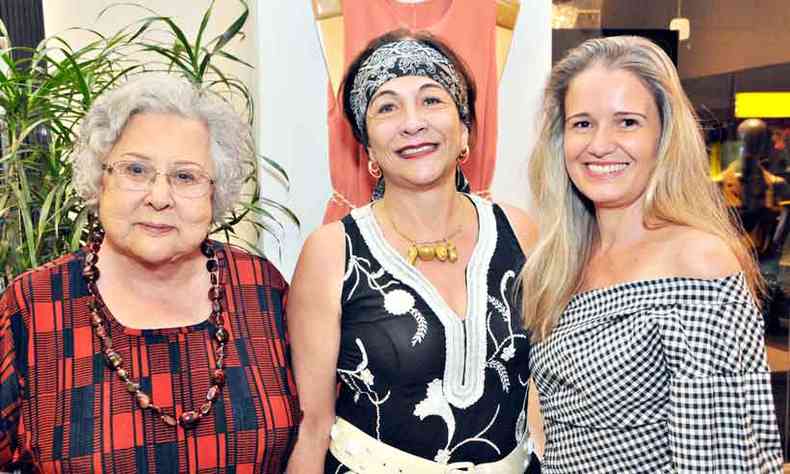 Abia, Maria Elvira Salles e Taciana Scalon(foto: Marcos Vieira/em/d. a press)
