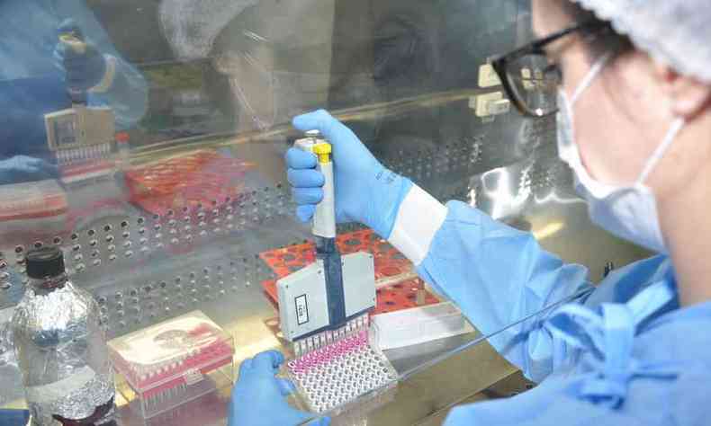 Pesquisa do Instituto Fiocruz Minas detecta que 99% dos profissionais da sade que receberam a primeira dose da vacina da COVID-19 apresentaram anticorpos contra o vrus(foto: Fiocruz/Divulgao)