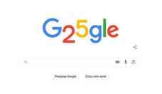 Google celebra 25 anos com Doodle