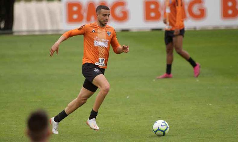 O argentino Franco di Santo seguirá no comando do ataque alvinegro: sob desconfiança da torcida, grupo promete reação(foto: Edésio Ferreira/EM/D.A Press - 6/8/19) O argentino Franco di Santo seguirá no comando do ataque alvinegro: sob desconfiança da torcida, grupo promete reação(foto: Edésio Ferreira/EM/D.A Press - 6/8/19)