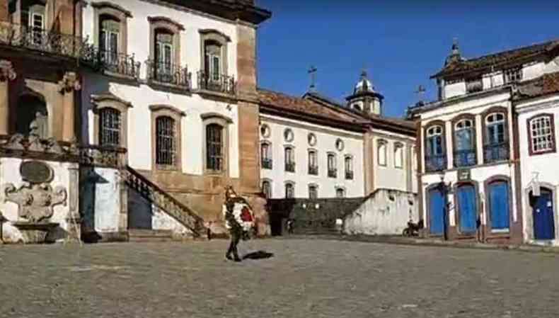 Homenagem do 21 de Abril, quando Ouro Preto simbolicamente se torna a capital do estado, vai seguir as mesmas restries do ano anterior devido s medidas de preveno  COVID-19(foto: Arquivo Pessoal)
