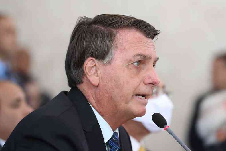 Jair Bolsonaro (sem partido): 'Anvisa  independente e tem uma responsabilidade enorme(foto: Marcos Corra/PR)