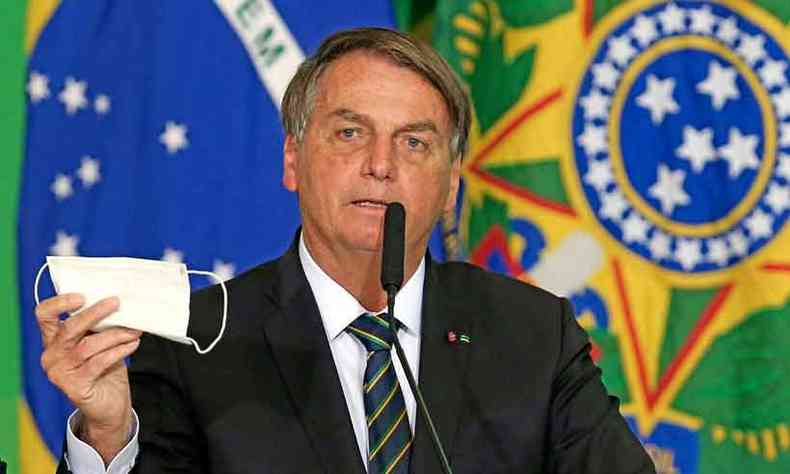 Bolsonaro insiste em fazer propaganda da cloroquina contra COVID, mesmo sem comprovao cientfica(foto: Fabio Rodrigues Pozzebom/Agncia Brasil)