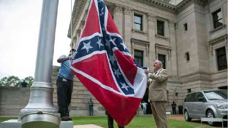 Novo design substituir bandeira confederada do Mississippi(foto: Getty Images)