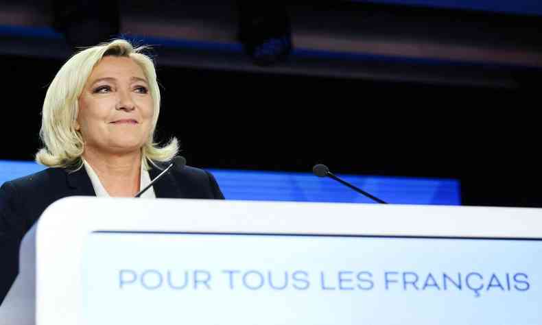 Marine Le Pen, candidata  presidncia da Frana 