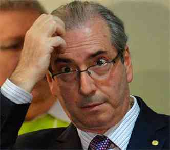 Cunha teria dito a aliados que impeachment de Dilma deve ficar para 2016(foto: Wendel Lopes/PMDB/Divulgao )