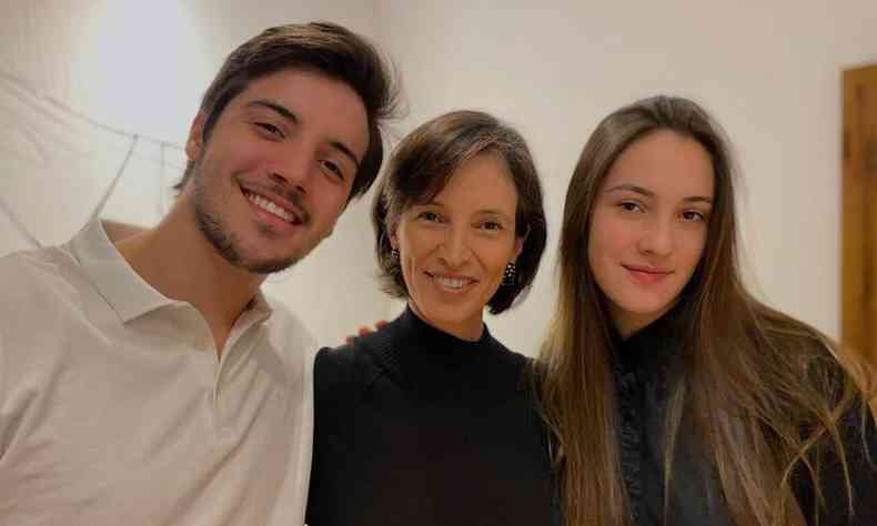 Eleonora Cruz e os filhos(foto: Arquivo pessoal)