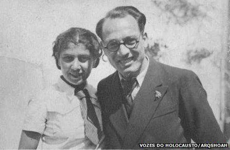 Sara Leah e Isaac Menache durante o noivado em Tessalnica, 1938(foto: Vozes do Holocausto/Arqshoah)