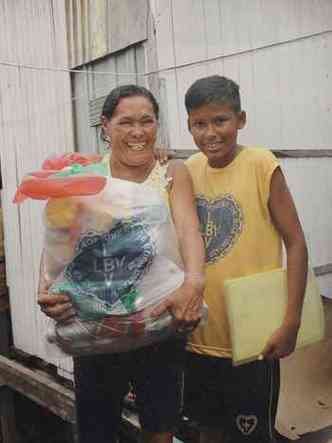 Campanha quer realizar 12.500 doaes de cestas bsicas(foto: LBV/Divulgao)