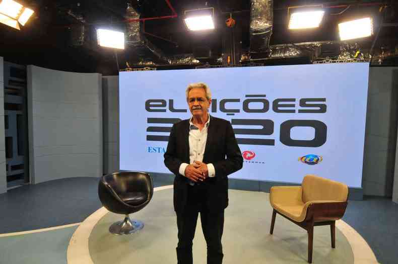 Nilmrio Miranda compareceu aos estdios da TV Alterosa para a entrevista(foto: Tulio Santos/EM/D.A Press)