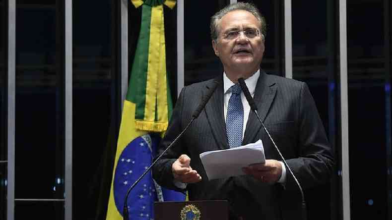 Renan vem criticando a atuao do governo federal na pandemia(foto: Marcos Oliveira/Agncia Senado)