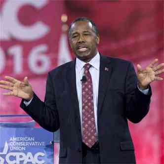 Ben Carson desistiu da corrida, mas avisou que no apoiar nenhum republicano(foto: AFP / SAUL LOEB )