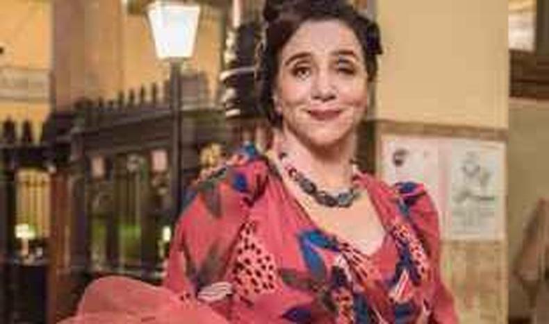 Atriz Marisa Orth na novela Alm da iluso