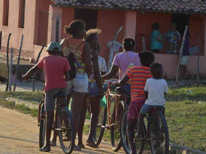 Vista da comunidade quilombola Capoeiras, na cidade de Macaba, no Rio Grande do Norte