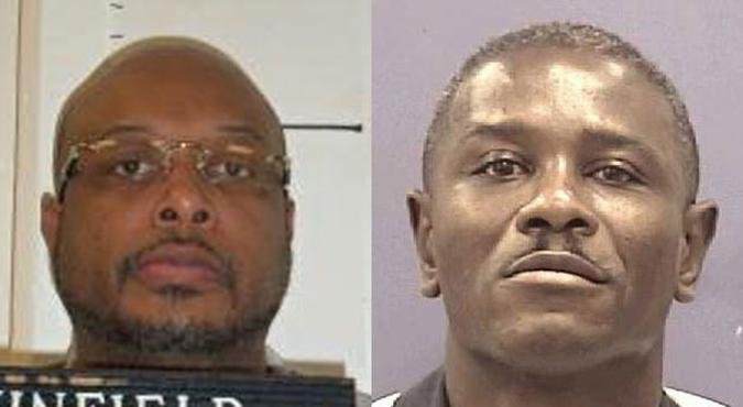 Condenados John Winfield e Marcus Wellons foram executados na noite dessa tera-feira(foto: REUTERS/Missouri Department of Corrections/Handout e REUTERS/Georgia Department of Corrections/Handout )