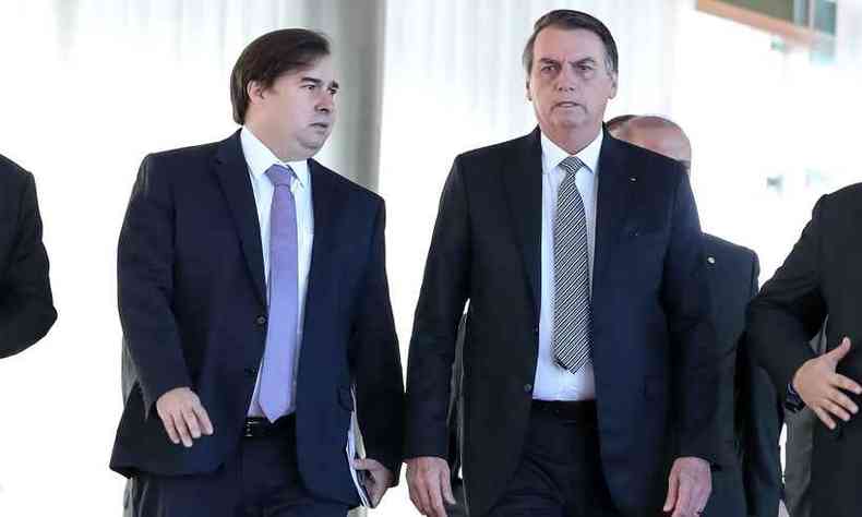 Segundo Maia, apesar de autoritrio, Bolsonaro foi eleito democraticamente (foto: Marcos Correa/PR)