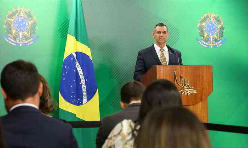 O porta-voz disse ainda que se encontrou com o ministro Jorge Oliveira para falar do tema(foto: Jos Dias/PR (Fotos Pblicas) )