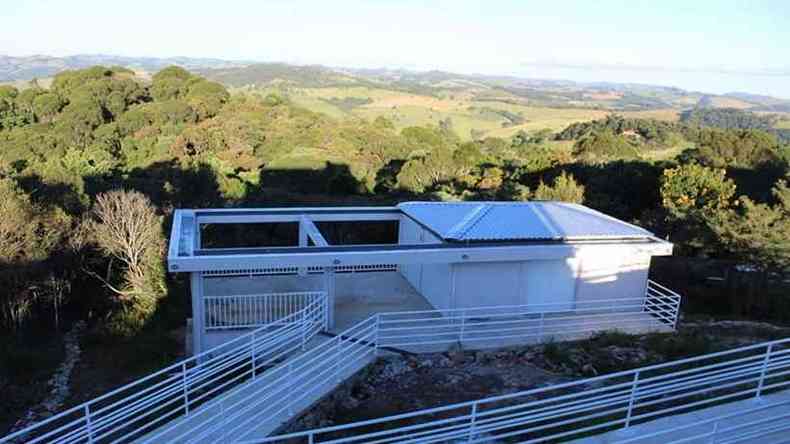 O planetrio do Observatrio de Bueno Brando ser construdo na segunda etapa das obras(foto: Reproduo/Prefeitura de Bueno Brando)