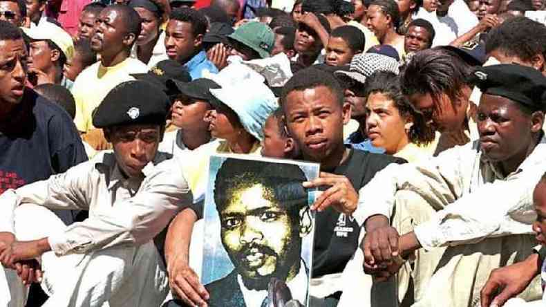 Steve Biko esteve por trs do movimento contra apartheid na frica do Sul e buscava valorizar a esttica negra(foto: Getty Images)
