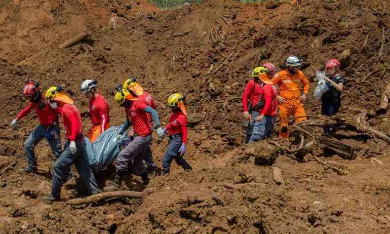 Bombeiros já localizaram sete corpos na barragem em Brumadinho - Portal  Agita