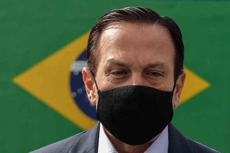 Doria criticou as aes de Bolsonaro na pandemia(foto: Nelson Almeida/AFP)