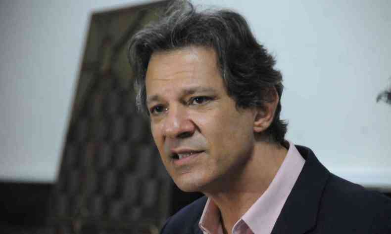 Fernando Haddad iniciou, por MG, srie de viagens para apresentar Plano de Reconstruo Nacional elaborado pelo PT(foto: Juarez Rodrigues/EM/D.A Press)