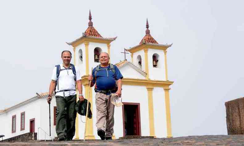 O Crer já foi percorrido por dois pioneiros, os aposentados Edésio Martinho e José Eustáquio de Souza (foto: Beto Novaes/EM/D.A Press )