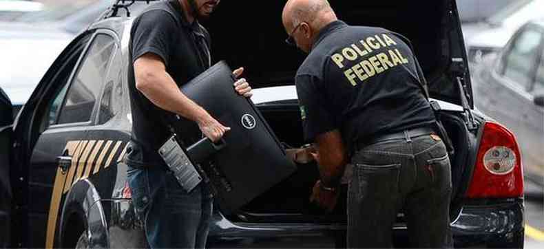 Polcia Federal cumpre mandados de busca e apreenso no Rio de Janeiro(foto: Polcia Federal/Divulgao)
