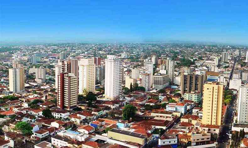 Vista geral da cidade de Uberaba, no Tringulo Mineiro