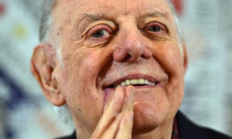 Dario Fo, em foto de 3 de dezembro de 2015 em Roma (foto: AFP / Gabriel BOUYS )