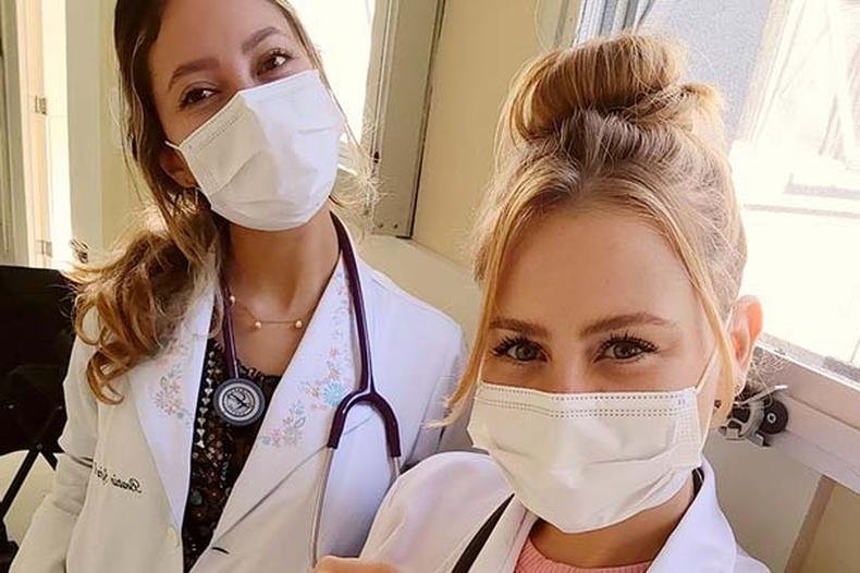 Sofia,minha melhor amiga da medicina(foto: Arquivo Pessoal) Sofia,minha melhor amiga da medicina