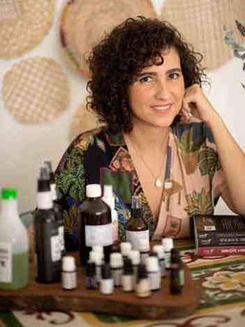 Natlia Cruz, aromaterapeuta e empreendedora