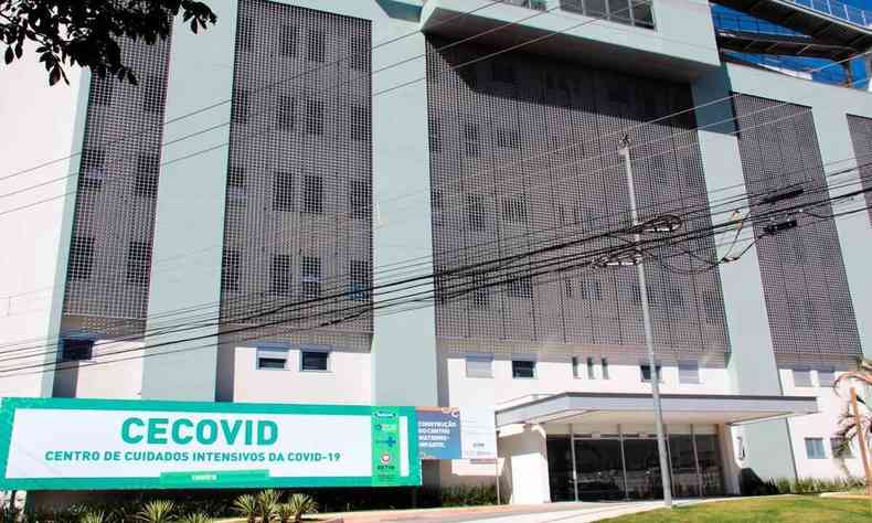 fachado de centro de tratamento contra covid em Betim