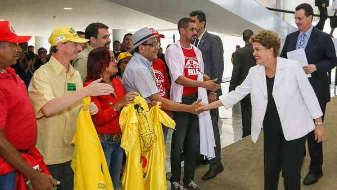 Presidente Dilma Rousseff durante cerimnia de lanamento do Programa Minha Casa Minha Vida 3(foto: Roberto Stuckert Filho/PR)