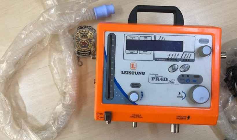 Respirador mecânico roubado em Roraima é recuperado em Belo ...
