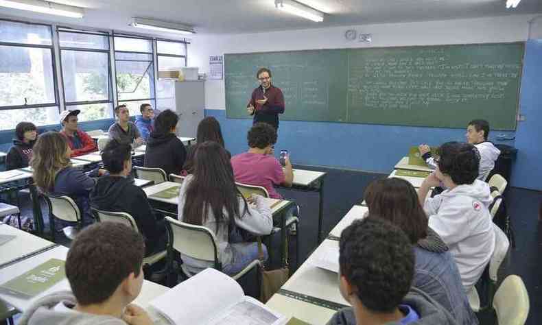 Notas dos estudantes aumentaram com o ensino remoto em compparao s aulas presenciais(foto: Wilson Dias/Agncia Brasil)