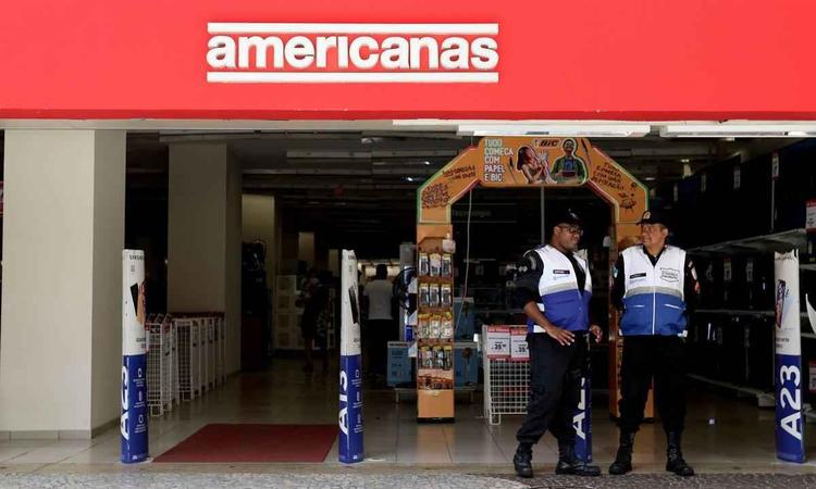 Fachada da Americanas. 