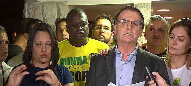Presidente da Repblica a partir de 1 de janeiro de 2019, Bolsonaro criticou esquerda em discurso ps-eleio(foto: Reproduo)