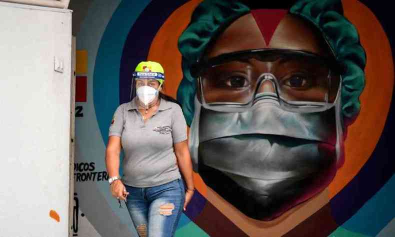 Venezuela acumulava at 20 de maro 150.306 infeces de COVID-19 e 1.483 mortes (foto: Yuri CORTEZ/AFP)